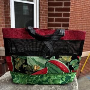 Women's Multi and Green Bag
